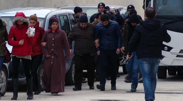 14 YDG-H LI DAN 7 Sİ TUTUKLANDI