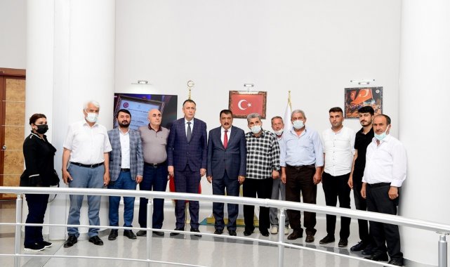 AK Parti yerel yönetimlerden Başkan Gürkan'a ziyaret