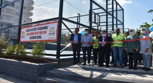 Bağlar İlçe Belediye Başkan Beyoğlu, 2 ayda gençlere spor tesisi yaptırdı
