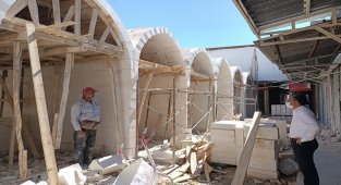 Başkan Kılınç, tarihi Adıyaman Çarşısı'ndaki çalışmaları inceledi