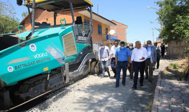 Battalgazi Belediyesi'nden 7 sokağa 2 milyon yatırım