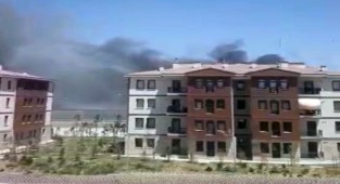Elazığ Sebze Halinde Yangın