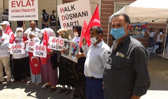 Evlat nöbetindeki ailelerden direnişi 666'ıncı gününde de devam ediyor