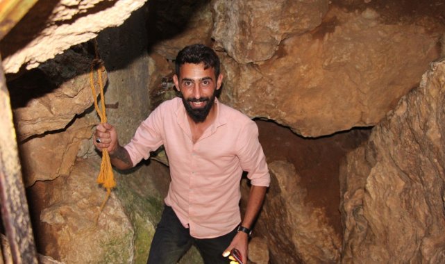 Harput'a çıkanların uğrak noktası Buzluk Mağarası, giren 5 dakika duramıyor