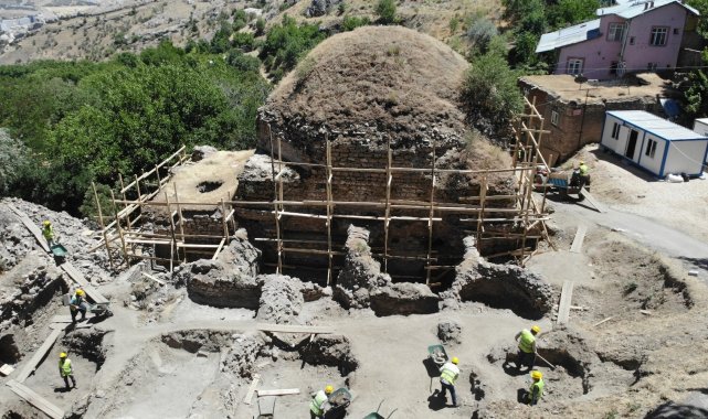 Harput'un turizmine katkı, çalışma başlatılan tarihi hamam müzeye dönüşecek