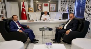 İşadamı Konukoğlu, Başkan Kılınç ile bir araya geldi
