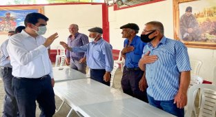 Kaymakam Köksal, vatandaşla bir araya geldi