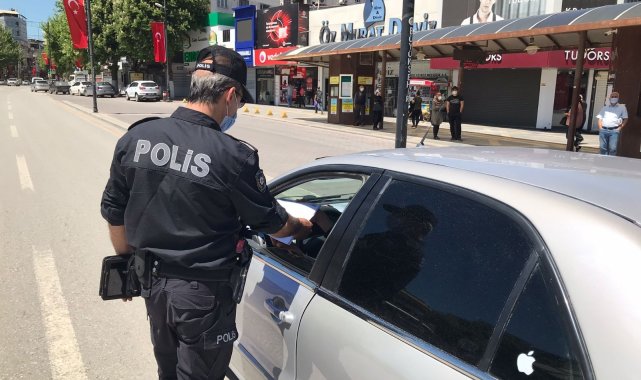 Malatya'da kısıtlamayı ihlal eden 22 kişiye 19 bin 800 lira ceza