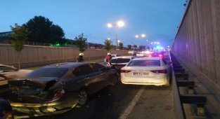 Malatya'da zincirleme kaza: 2 yaralı