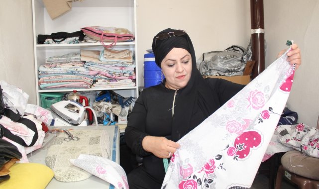 Mikro krediyle açtığı iş yeri küle döndü, pes etmedi yeni bir iş yeri açtı