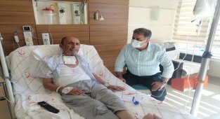 Milletvekili Fırat, hastanede babaların Babalar Günü'nü kutladı