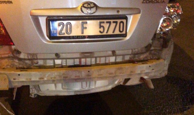 Motosiklet ile otomobil çarpıştı: 1 yaralı