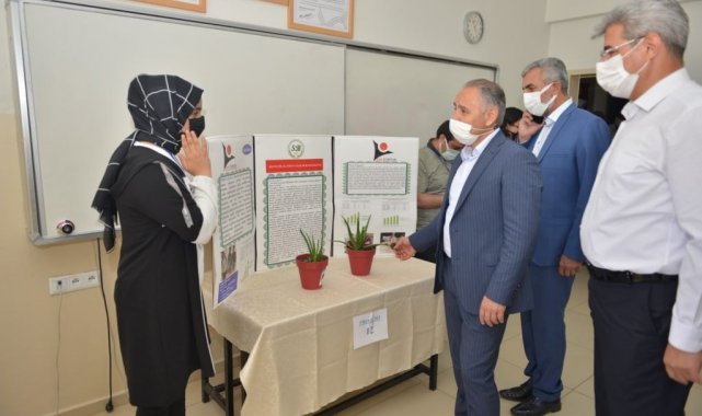 Öğrencilerin hazırladığı proje sergisi açıldı