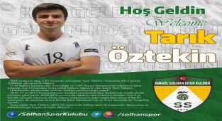 Solhan Spor, Tarık Öztekin ile anlaştı
