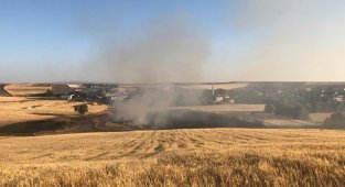 Tunceli'de 15 dönüm ekili alan yandı