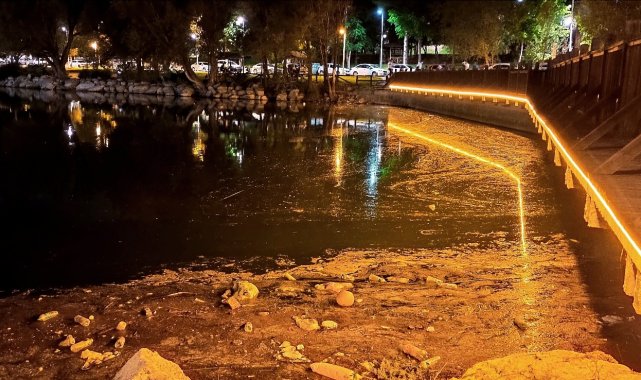 Turgut Özal Tabiat Parkı Gölü çöplere teslim oldu