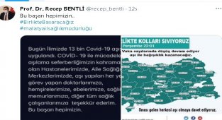 Vaka sayısı en çok azalan illerden biri olan Malatya'da aşı daveti