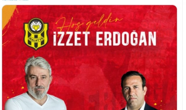 Yeni Malatyaspor'da sportif direktörlüğe İzzet Erdoğan getirildi