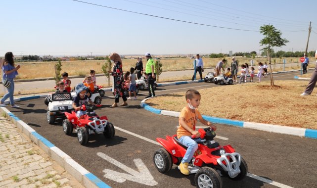 Kahta Çocuk Trafik Eğitim Parkı hizmet vermeye başladı