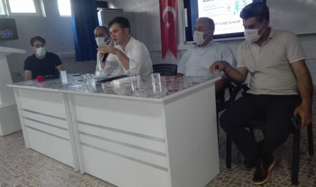 Kaymakam Karaloğlu başkanlığında Covid-19 toplantısı