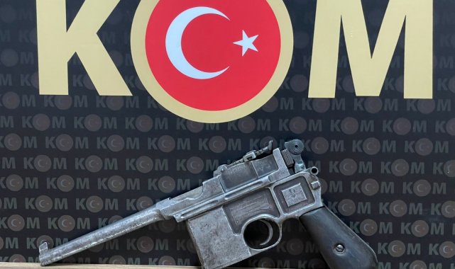 Malatya'da 18. yy ait yarı otomatik tabanca ele geçirildi