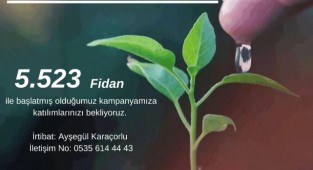 ELAZIĞ MHP'DEN 5 BİN 523 FİDAN BAĞIŞI
