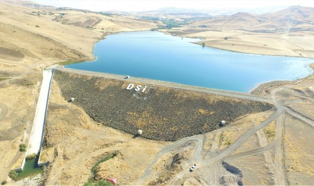 Elazığ'da Tatar Göleti sulaması inşaat çalışmaları devam ediyor