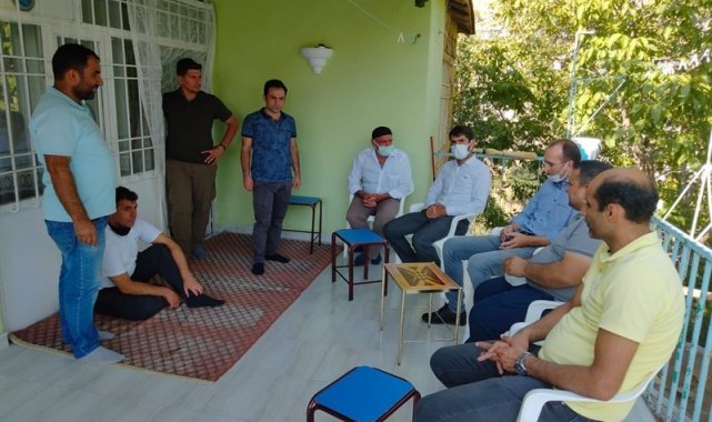 Kaymakam Sarıdoğan, şehit aileleriyle bir araya geldi