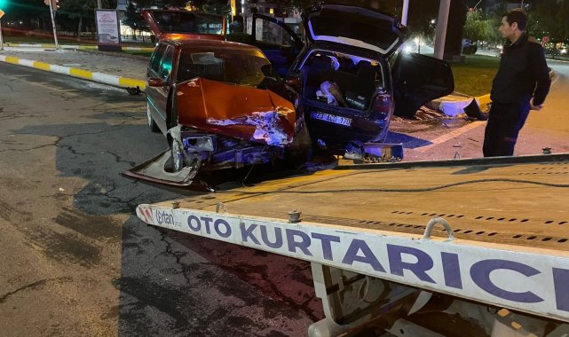 Elazığ'da otomobiller çarpıştı: 1 yaralı