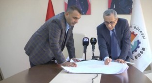 Akçakiraz Belediyesi'nden Elazığ OSB'ye büyük jest
