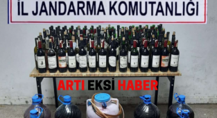 Elazığ'da yılbaşı öncesi Jandarma'dan sahte içki operasyonu