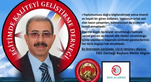 Başkan Akgün’den “10 Ocak Çalışan Gazeteciler Günü” Açıklaması