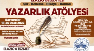 Elazığ Belediyesi “Yazarlık Atölyesi” İle Genç Yazarları Keşfedecek