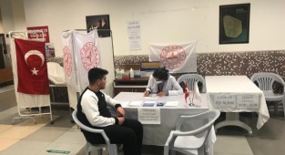Elazığ İl Sağlık Müdürlüğü Resmi Kurumlarda Aşı Standı Açtı