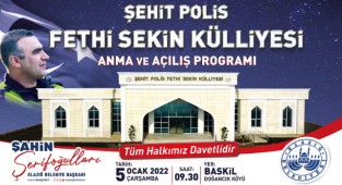 Şehit Fethi Sekin Külliyesi Açılıyor