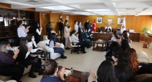 Kazakistanlı Öğrencilerden Fırat Üniversitesi’ne Ziyaret