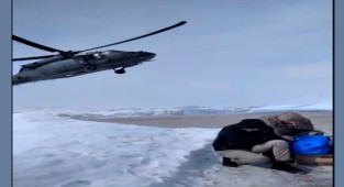 Arızaya Helikopter İle Müdahale Ettiler