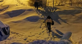 Yol Açıldı Ekipler Hastaya Ulaştı