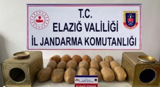 Zeytin tenekelerinde uyuşturucu ele geçirildi