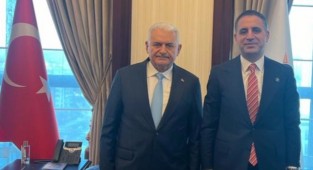 Demirci'den Binali Yıldırım’a ziyaret