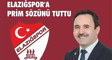 BAŞKAN YILMAZ ELAZIĞSPOR’A PRİM SÖZÜNÜ TUTTU