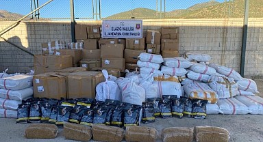 Jandarmadan büyük kaçak tütün operasyonu