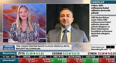 Arslan, Elazığ ve Bölgenin Sanayisini Bloomberg HT’ye Değerlendirdi.