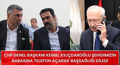 Kılıçdaroğlu Şehit Babası ile Görüştü