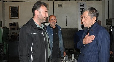 Başkan Adayı Şekerdağ, Sanayi Sitesi Esnaflarıyla Bir Araya Geldi