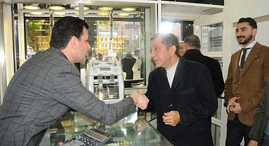 Başkan Adayı Şekerdağ Ve Ekibinden Esnaf Gezisi