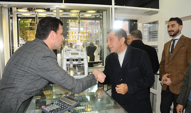 Başkan Adayı Şekerdağ Ve Ekibinden Esnaf Gezisi