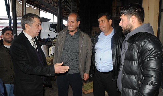 Şekerdağ’dan Sebze Hali Esnafına Ziyaret