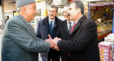 Ercan Esnaf Gezilerini Sürdürüyor