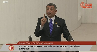 EROL: “2023’TE CHP İKTİDAR, AK PARTİ MUHALEFET OLACAK”